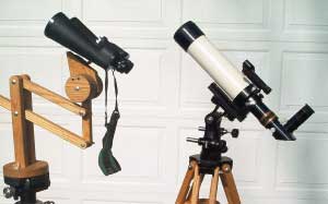 بررسی قابلیت نصب بروی سه پایه دوربین شکاری در مقابل تلسکوپ