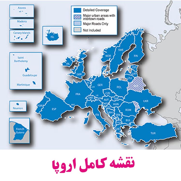 دانلود نقشه اروپا